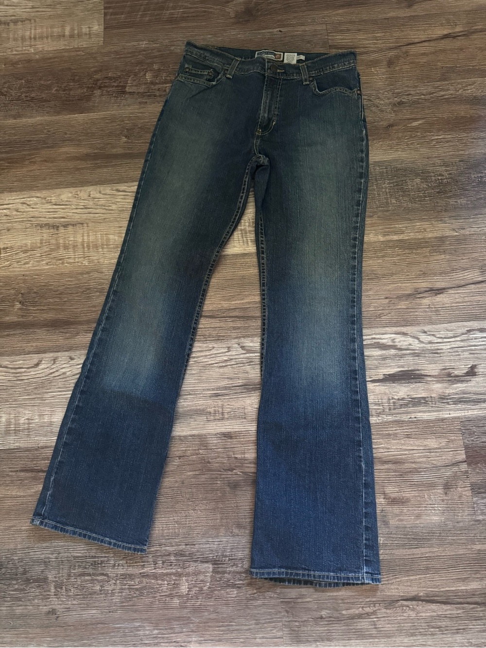 Old Navy Dark Blue Bootcut Jeans Size 12 Long